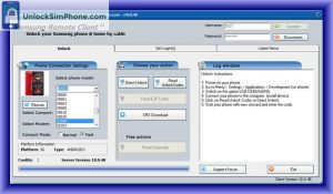Samsung Instant Unlock by cable.